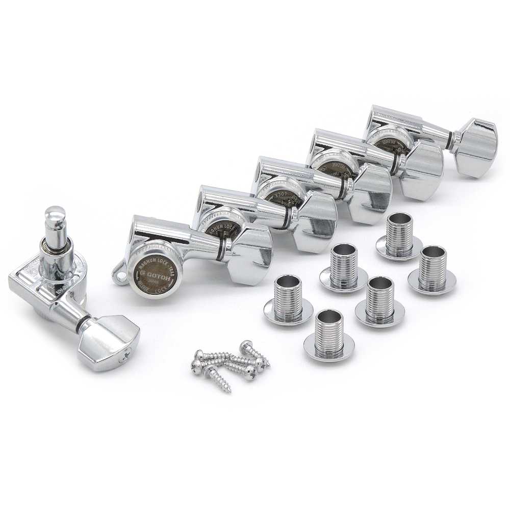 Gotoh SG381-MGT-07 Locking Tuners - 6-inline Chrome Questions & Answers