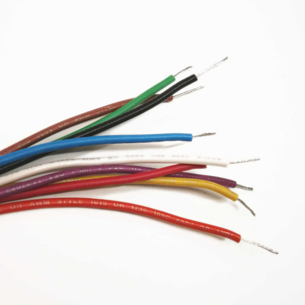 Hookup Wire - 22AWG UL1015 600V Tinned, Stranded - By Foot (Choose Colour) Questions & Answers