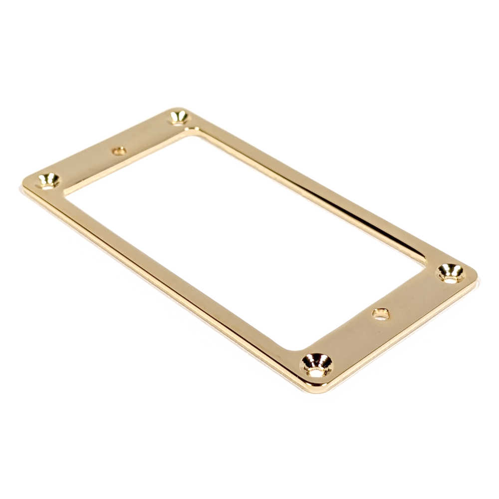 Humbucker Pickup Ring - Flat Metal - Gold Questions & Answers