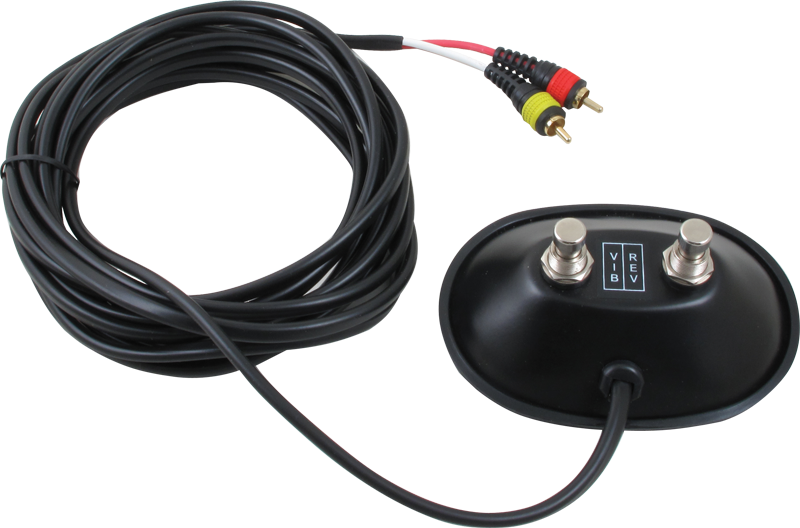 Footswitch Box - for Fender®, Two Button, Vintage, RCA Plug - Black Questions & Answers